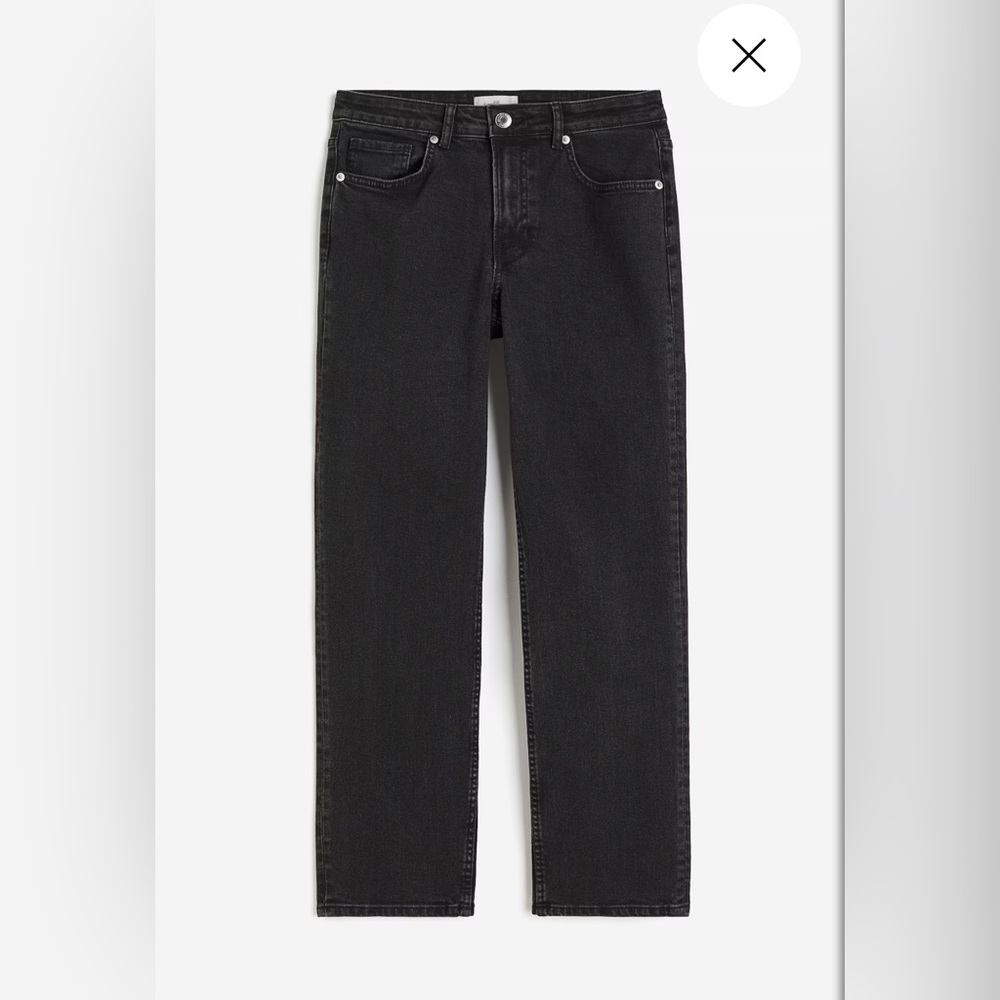 New w tags✨ H&M Black Straight Jeans. Size 6/ eur 38